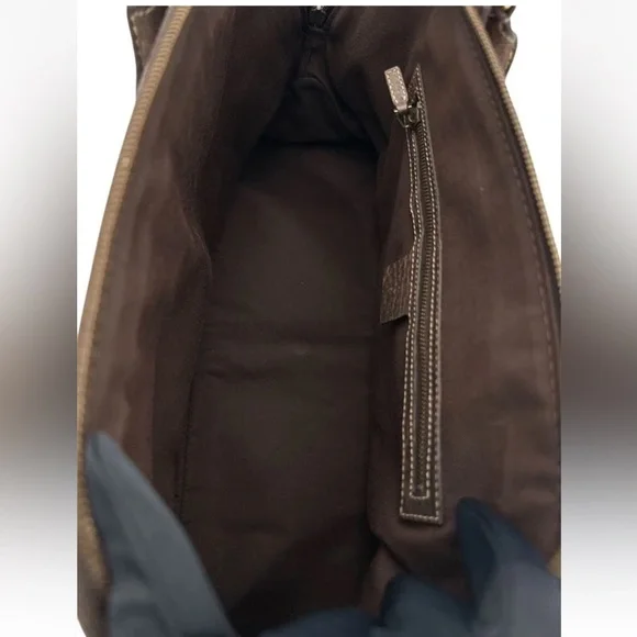 Gucci Dark Brown Leather Satchel - Picture 11 of 16